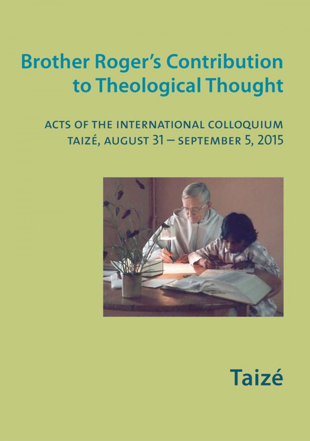 Big bigCover of Brother Roger's Contribution to Theological Thought