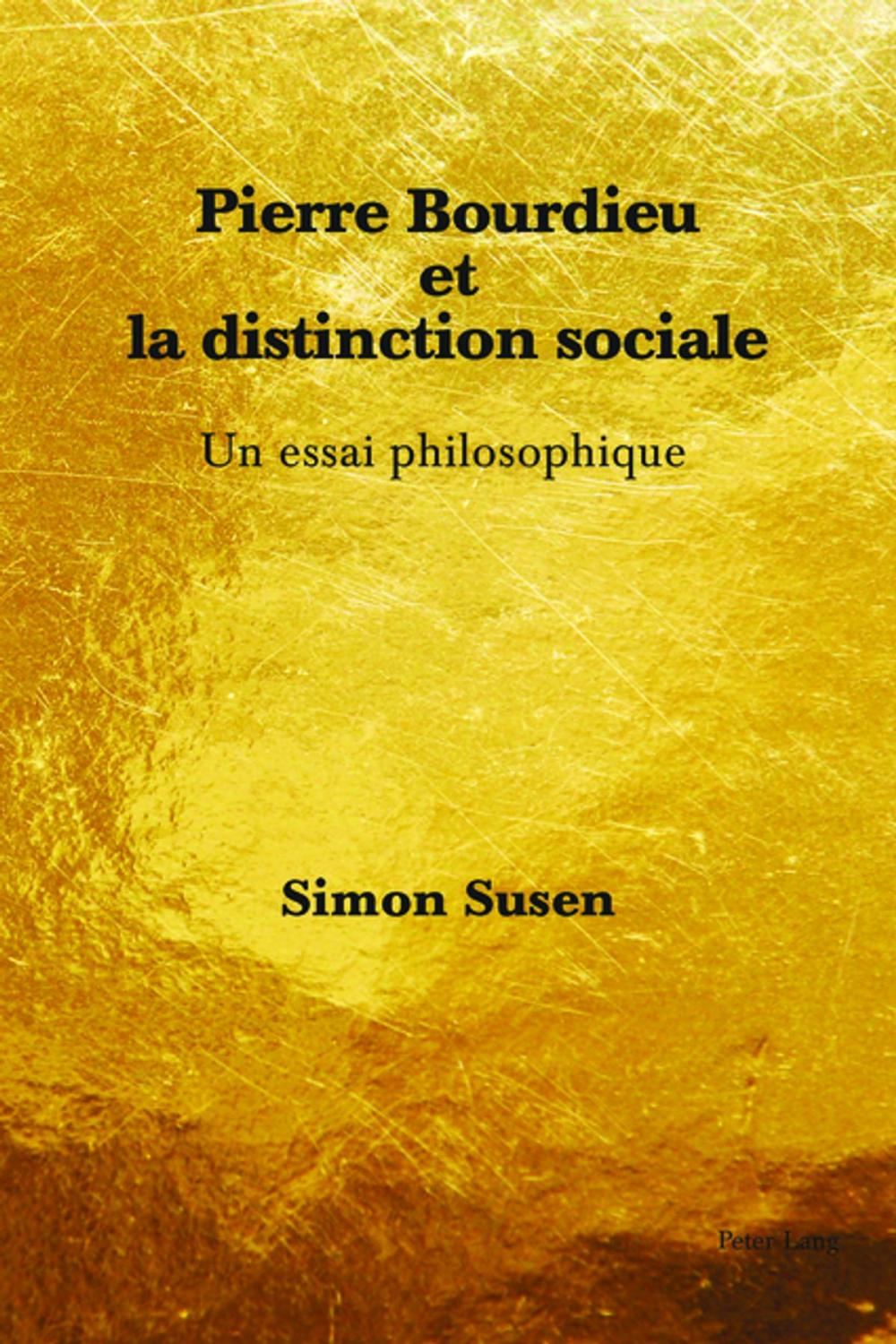 Big bigCover of Pierre Bourdieu et la distinction sociale