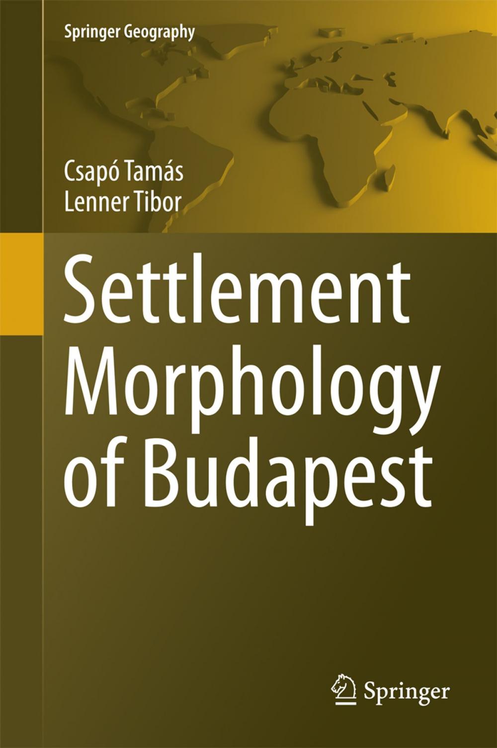 Big bigCover of Settlement Morphology of Budapest