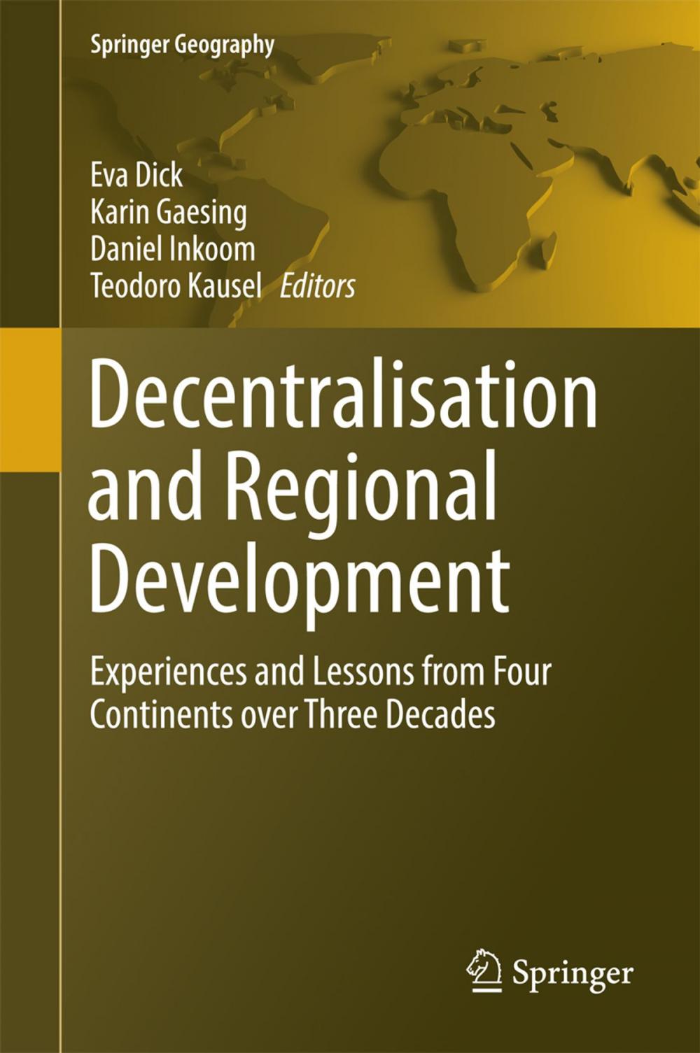 Big bigCover of Decentralisation and Regional Development