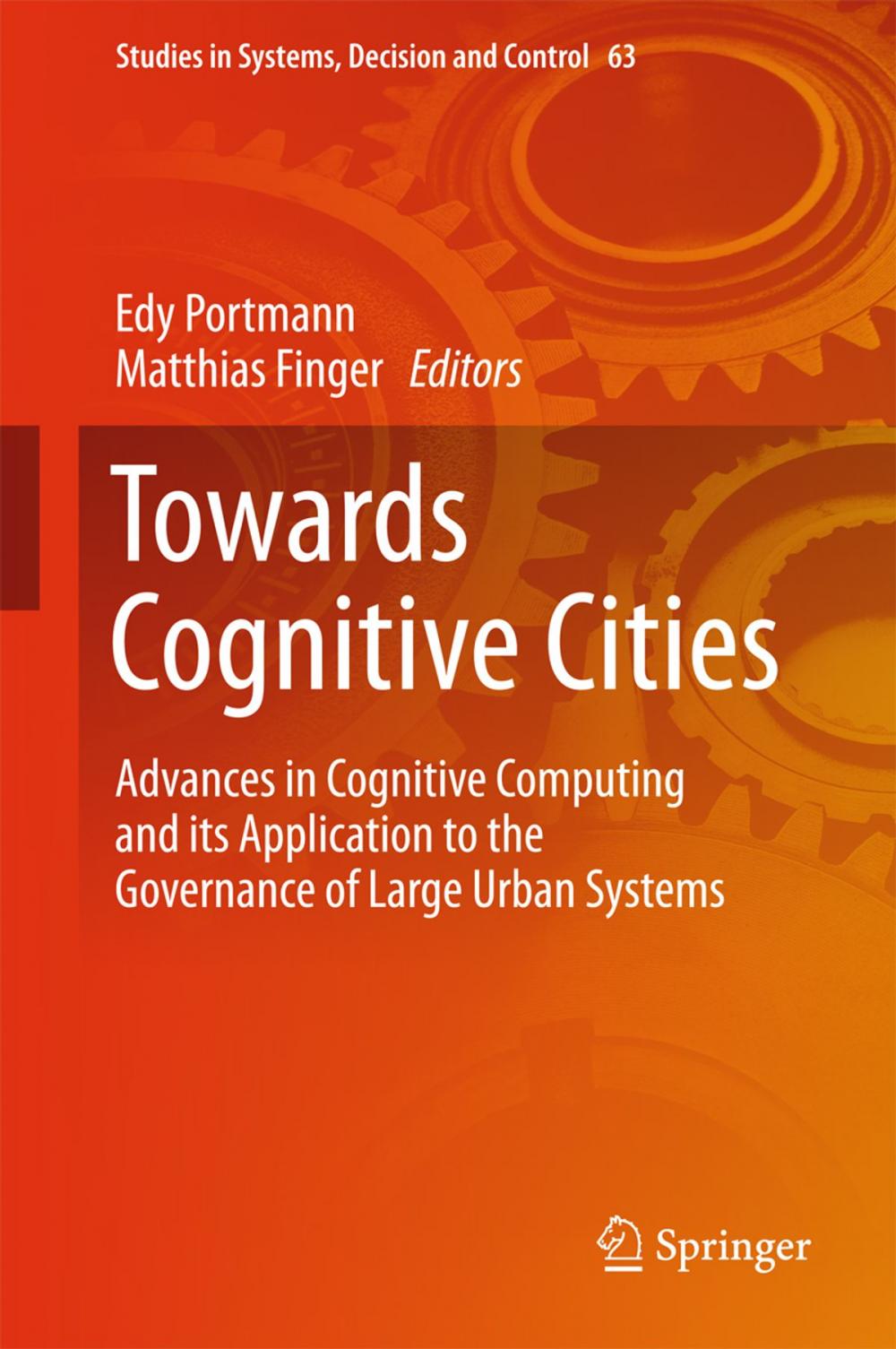 Big bigCover of Towards Cognitive Cities