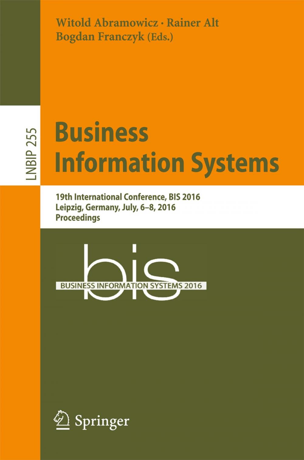 Big bigCover of Business Information Systems