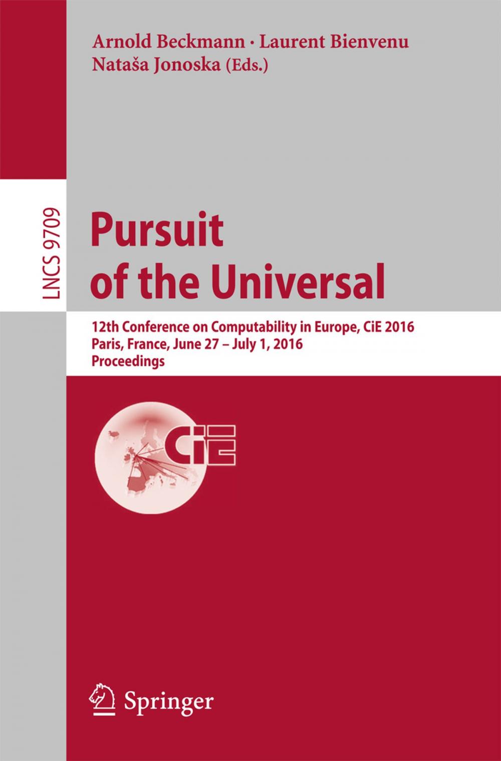 Big bigCover of Pursuit of the Universal