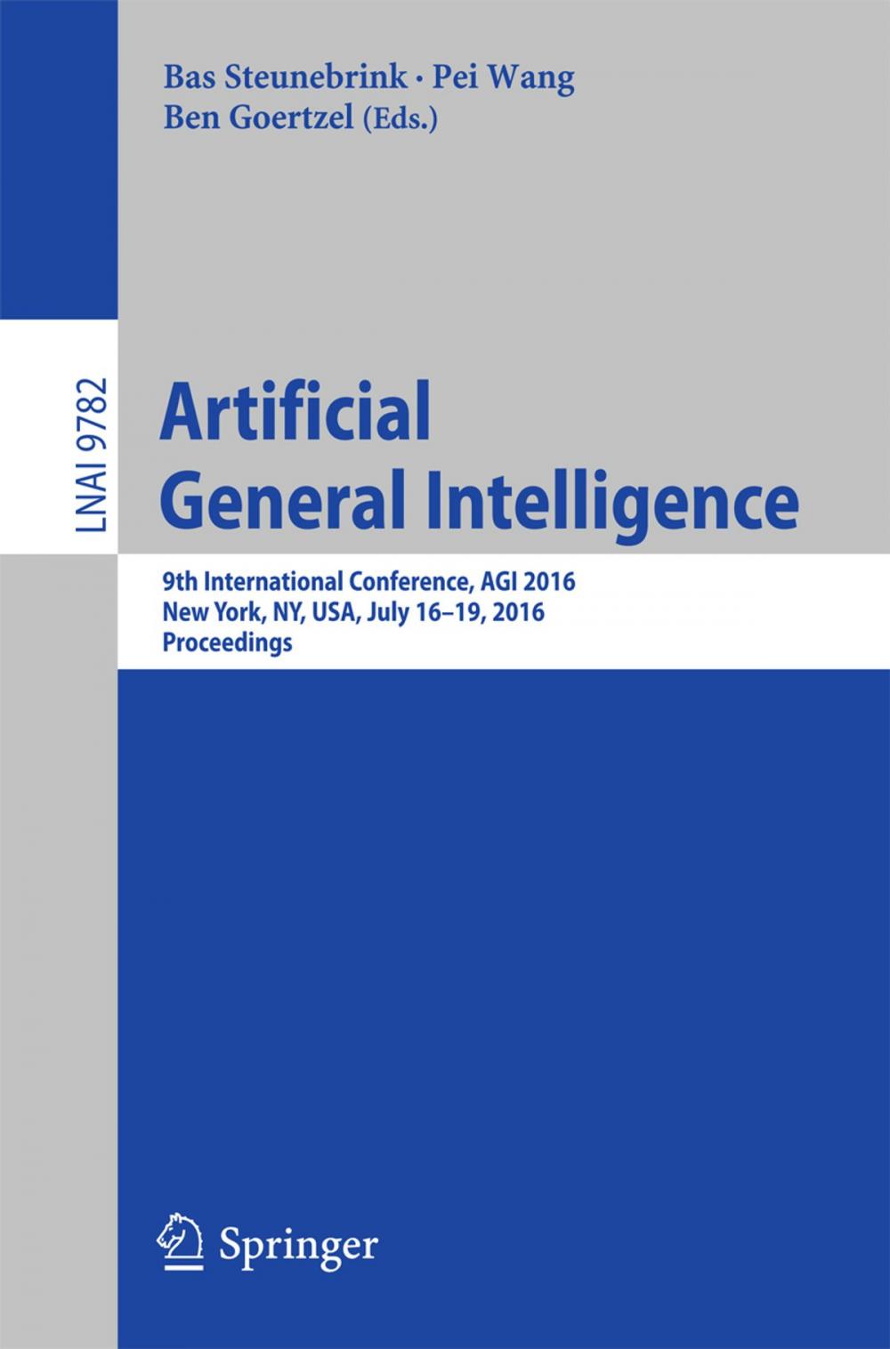 Big bigCover of Artificial General Intelligence