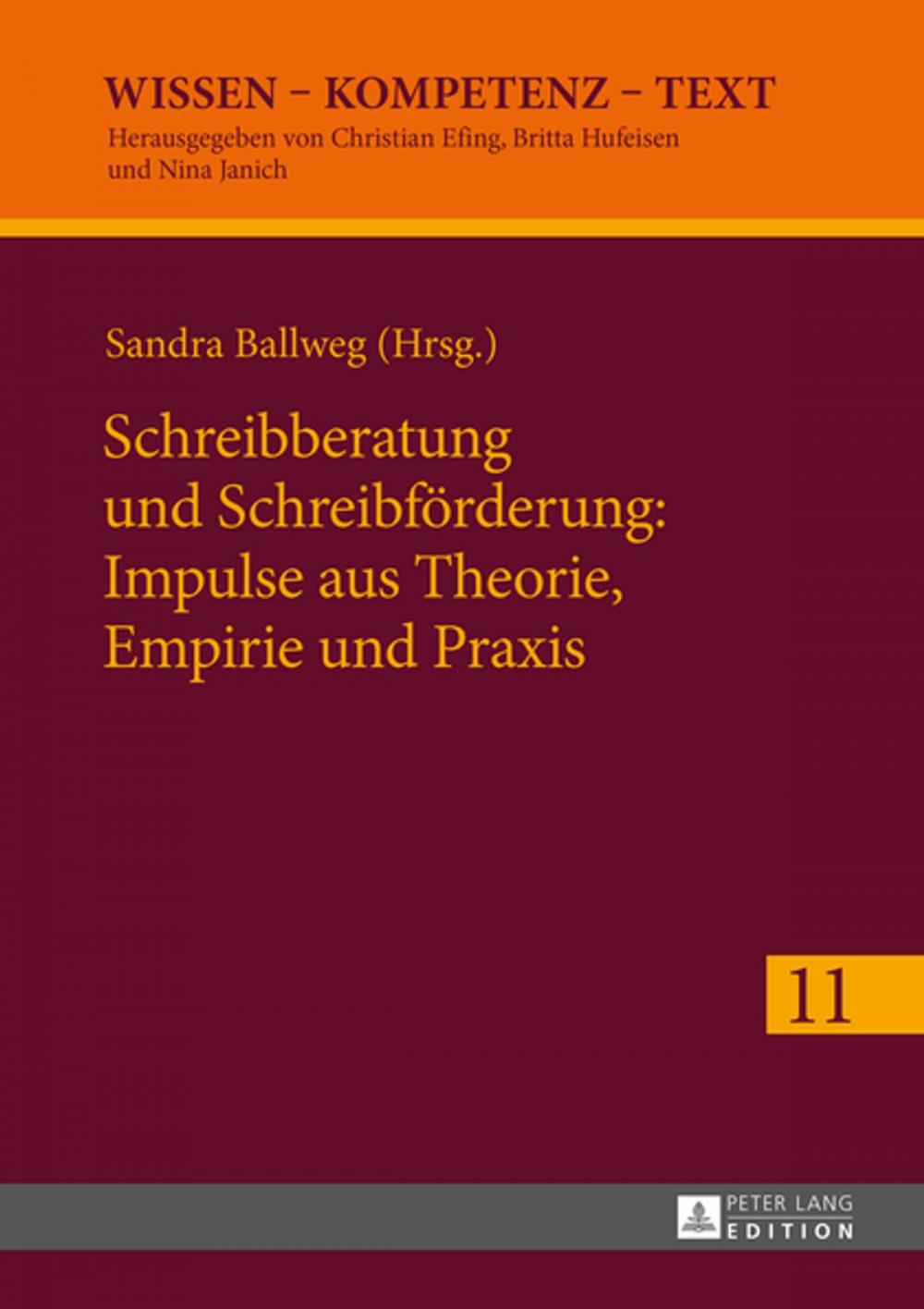 Big bigCover of Schreibberatung und Schreibfoerderung: Impulse aus Theorie, Empirie und Praxis