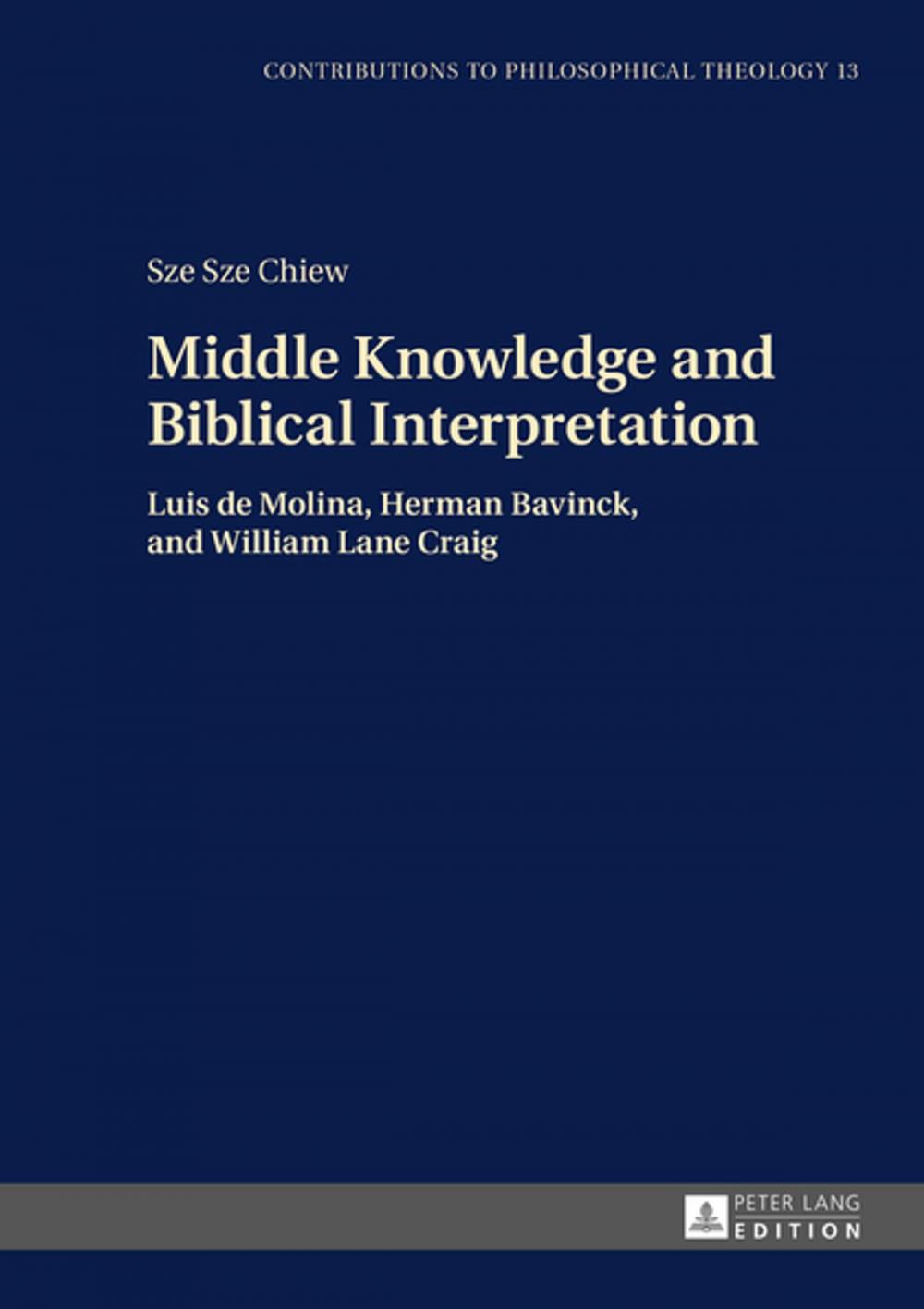 Big bigCover of Middle Knowledge and Biblical Interpretation