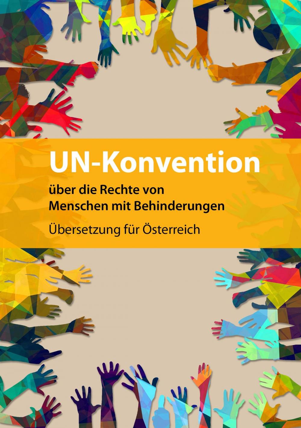 Big bigCover of UN-Konvention über die Rechte von Menschen mit Behinderungen