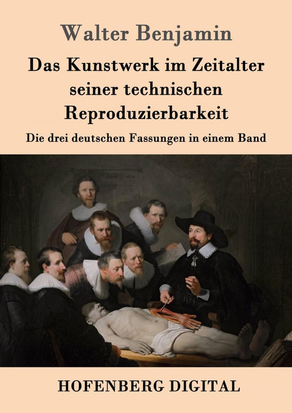 Big bigCover of Das Kunstwerk im Zeitalter seiner technischen Reproduzierbarkeit