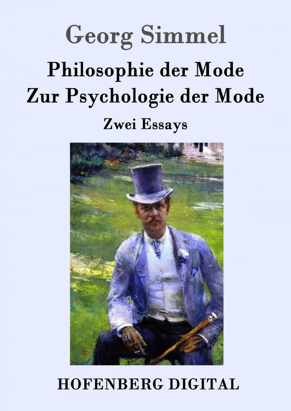 Big bigCover of Philosophie der Mode / Zur Psychologie der Mode