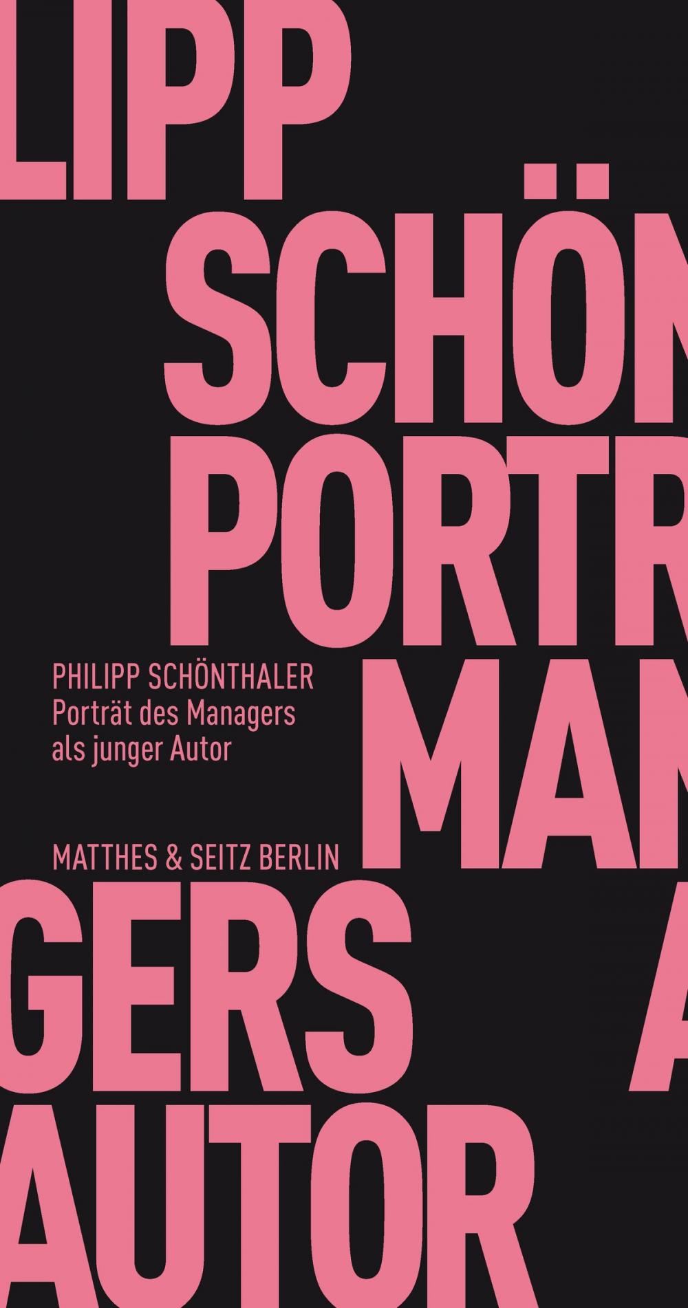 Big bigCover of Portrait des Managers als junger Autor