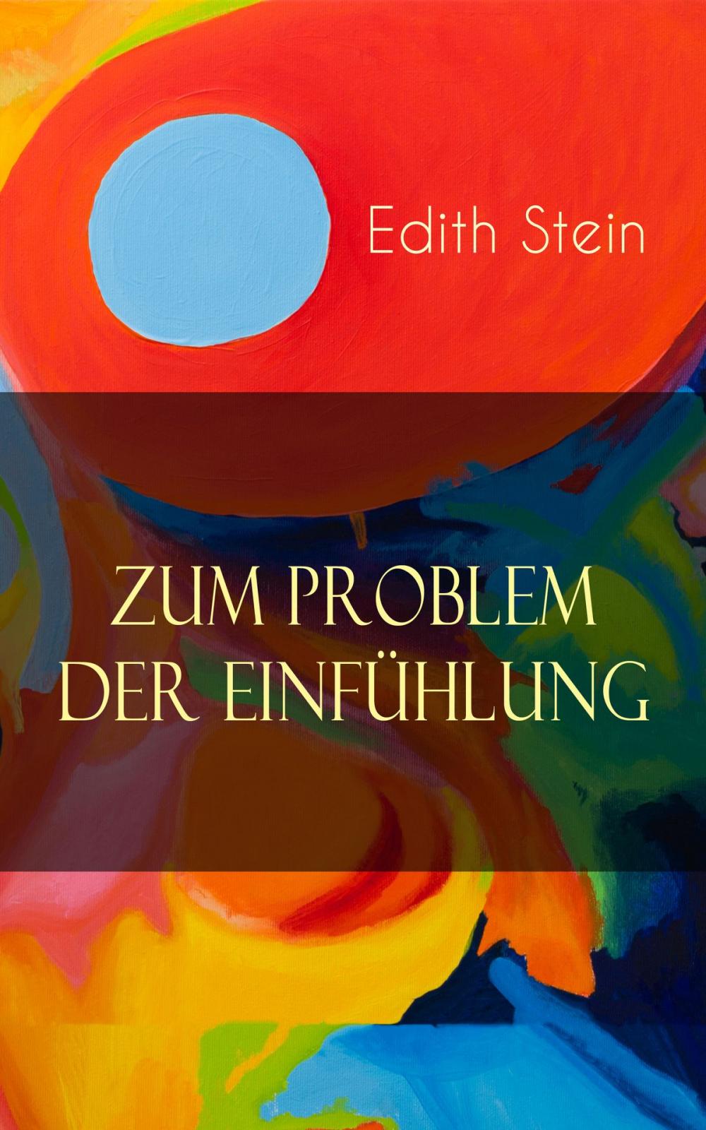 Big bigCover of Zum Problem der Einfühlung