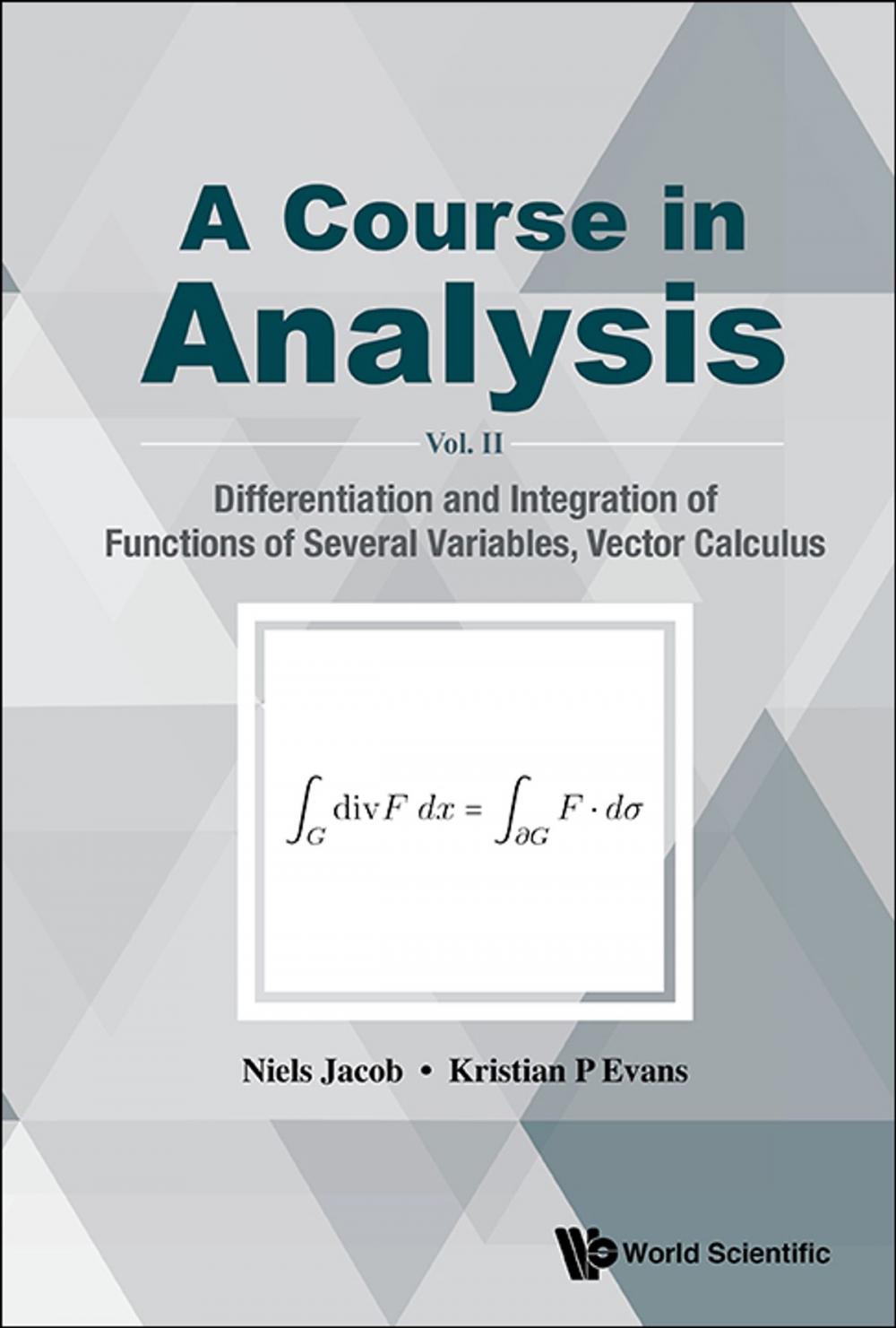 Big bigCover of A Course in Analysis