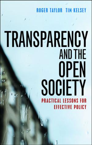 Cover of the book Transparency and the open society by Emejulu, Akwugo