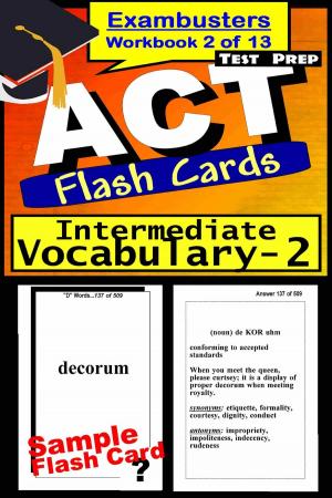 Cover of the book ACT Test Prep Intermediate Vocabulary Review--Exambusters Flash Cards--Workbook 2 of 13 by C. A. Ennis