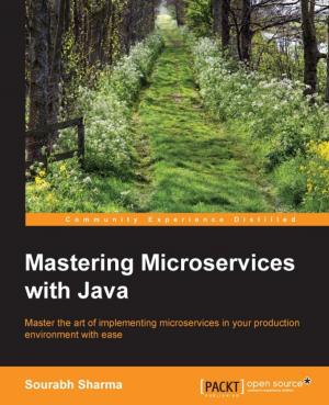 Cover of the book Mastering Microservices with Java by Usama Dar