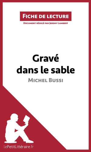 Cover of the book Gravé dans le sable (fiche de lecture) by Marine Riguet, lePetitLittéraire.fr
