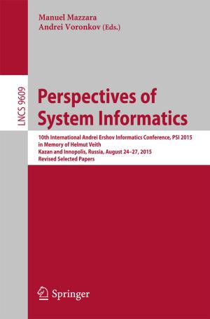 Cover of the book Perspectives of System Informatics by Mohammed Nurudeen Akinwunmi-Othman