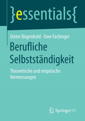 Cover of the book Berufliche Selbstständigkeit by Bernd Heesen, Vinzenth Wieser-Linhart