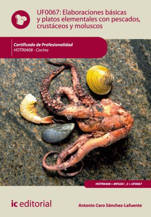 Book cover of Elaboraciones básicas y platos elementales con pescados, crustáceos y moluscos