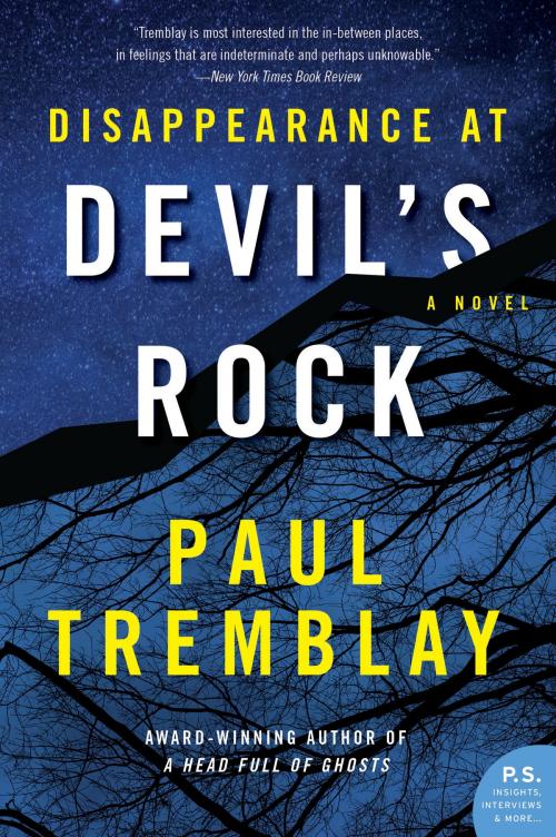 Cover of the book Disappearance at Devil's Rock by Paul Tremblay, William Morrow