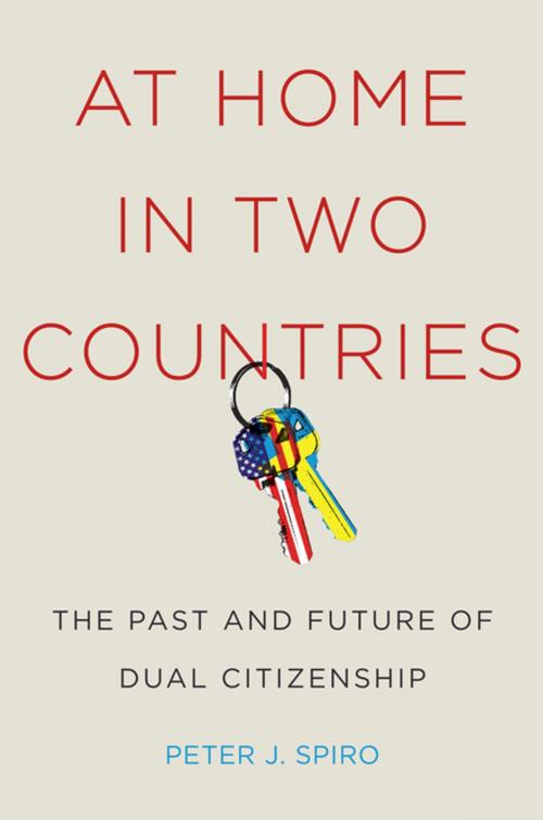 Cover of the book At Home in Two Countries by Peter J Spiro, NYU Press