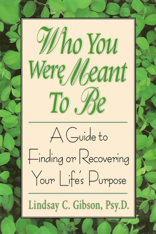 Cover of the book Who You Were Meant to Be by Psy.D. Lindsay C. Gibson, New Horizon Press