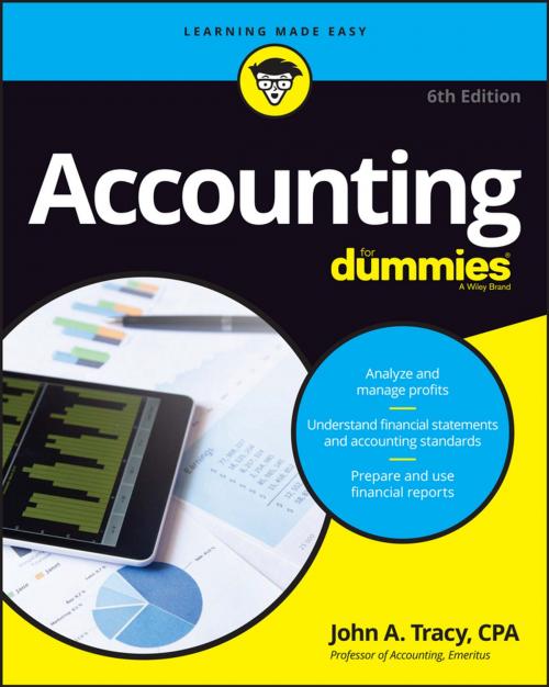 Cover of the book Accounting For Dummies by John A. Tracy, Wiley