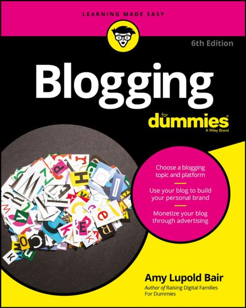 Cover of the book Blogging For Dummies by Amy Lupold Bair, Wiley