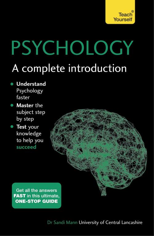 Cover of the book Psychology: A Complete Introduction: Teach Yourself by Sandi Mann, Hodder & Stoughton