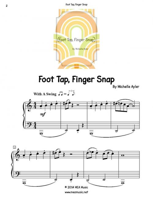 Cover of the book Foot Tap, Finger Snap by Michelle Ayler, MEA Music