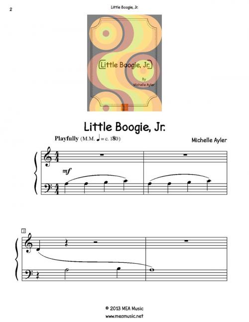 Cover of the book Little Boogie, Jr. by Michelle Ayler, MEA Music