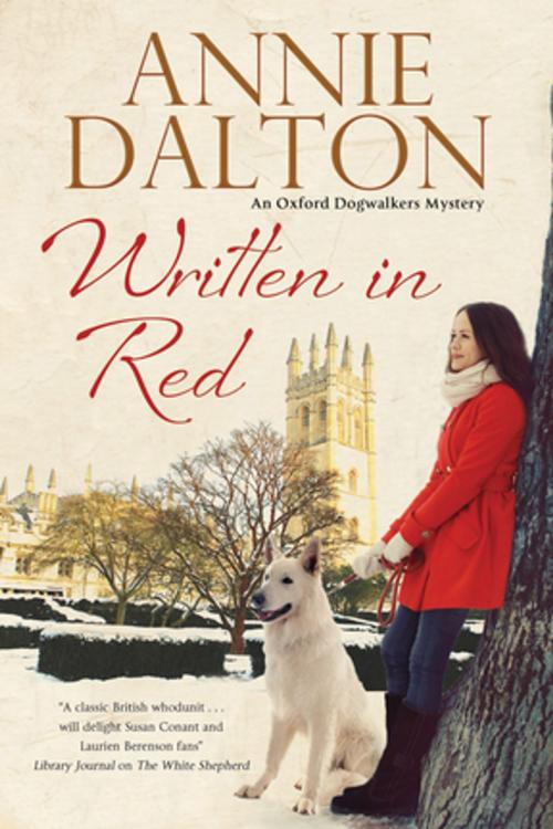 Cover of the book Written in Red by Annie Dalton, Severn House Publishers