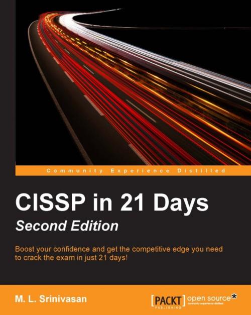 Cover of the book CISSP in 21 Days - Second Edition by M. L. Srinivasan, Packt Publishing