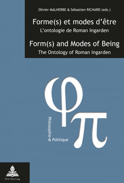 Cover of the book Forme(s) et modes dêtre / Form(s) and Modes of Being by , Peter Lang