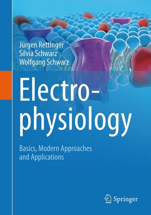 Cover of the book Electrophysiology by Jürgen Rettinger, Silvia Schwarz, Wolfgang Schwarz, Springer International Publishing