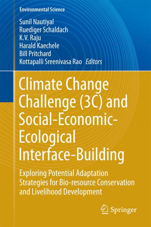 Cover of the book Climate Change Challenge (3C) and Social-Economic-Ecological Interface-Building by , Springer International Publishing