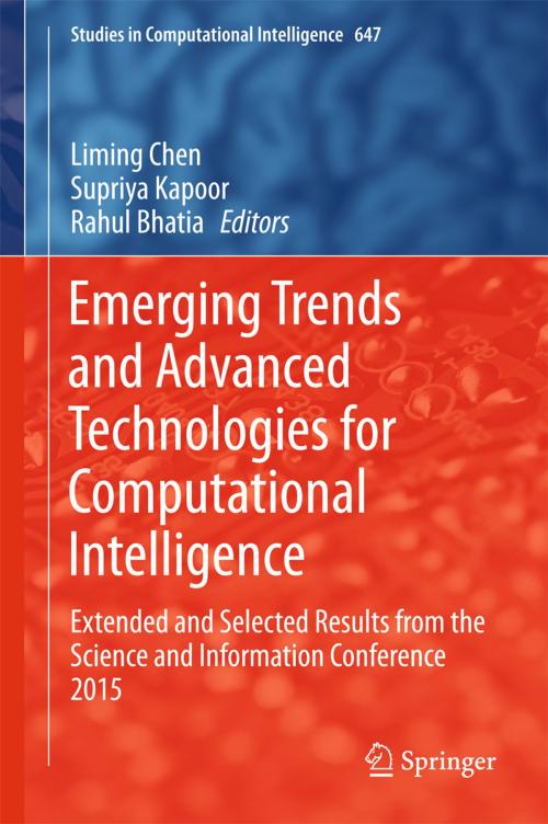 Cover of the book Emerging Trends and Advanced Technologies for Computational Intelligence by , Springer International Publishing