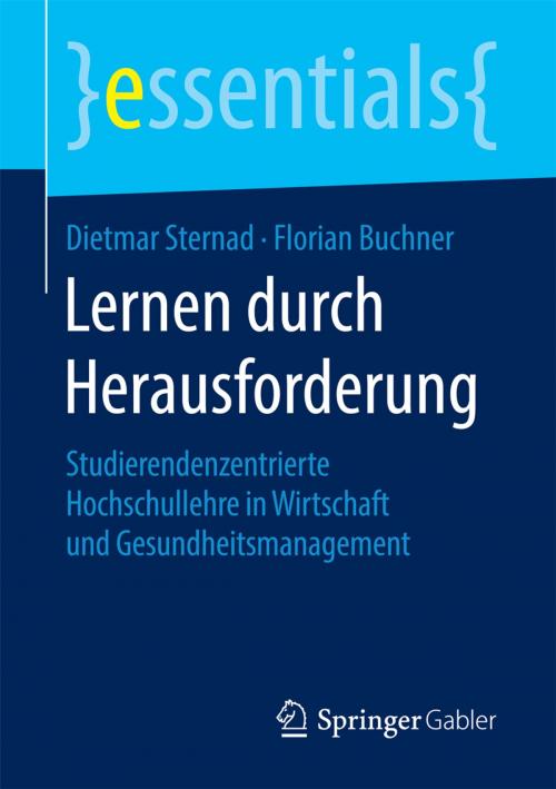 Cover of the book Lernen durch Herausforderung by Dietmar Sternad, Florian Buchner, Springer Fachmedien Wiesbaden