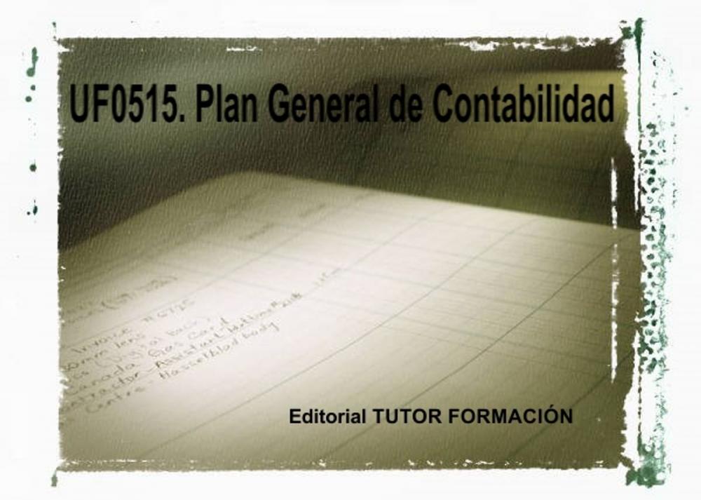 Big bigCover of Plan general de Contabilidad. UF0515