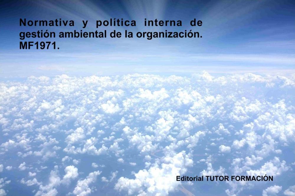 Big bigCover of Normativa y política interna de gestión ambiental de la Organización. MF1971