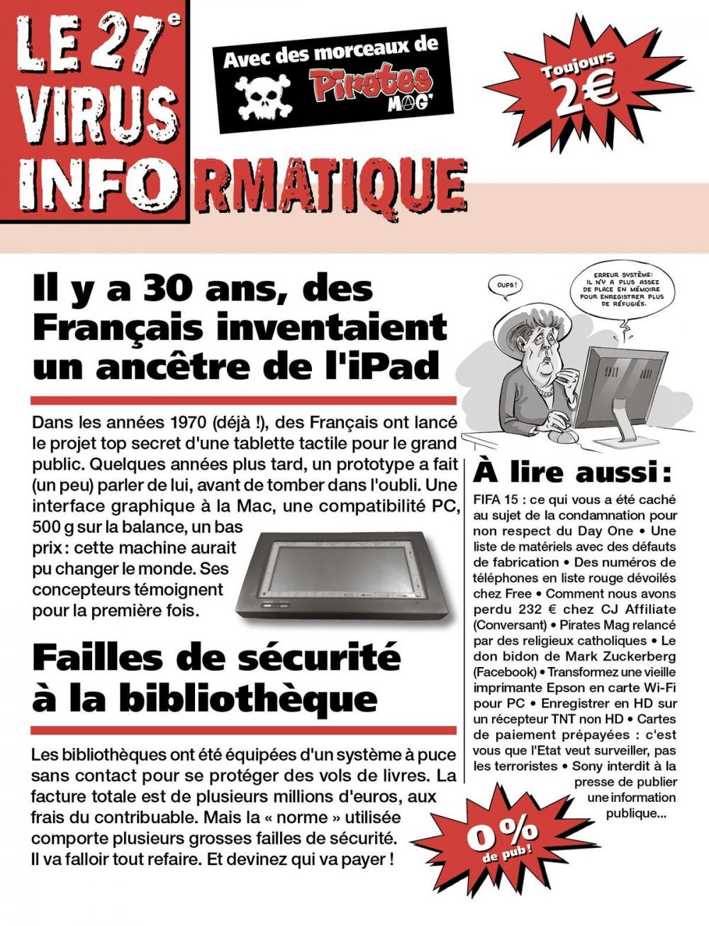 Big bigCover of Le 27e Virus Informatique