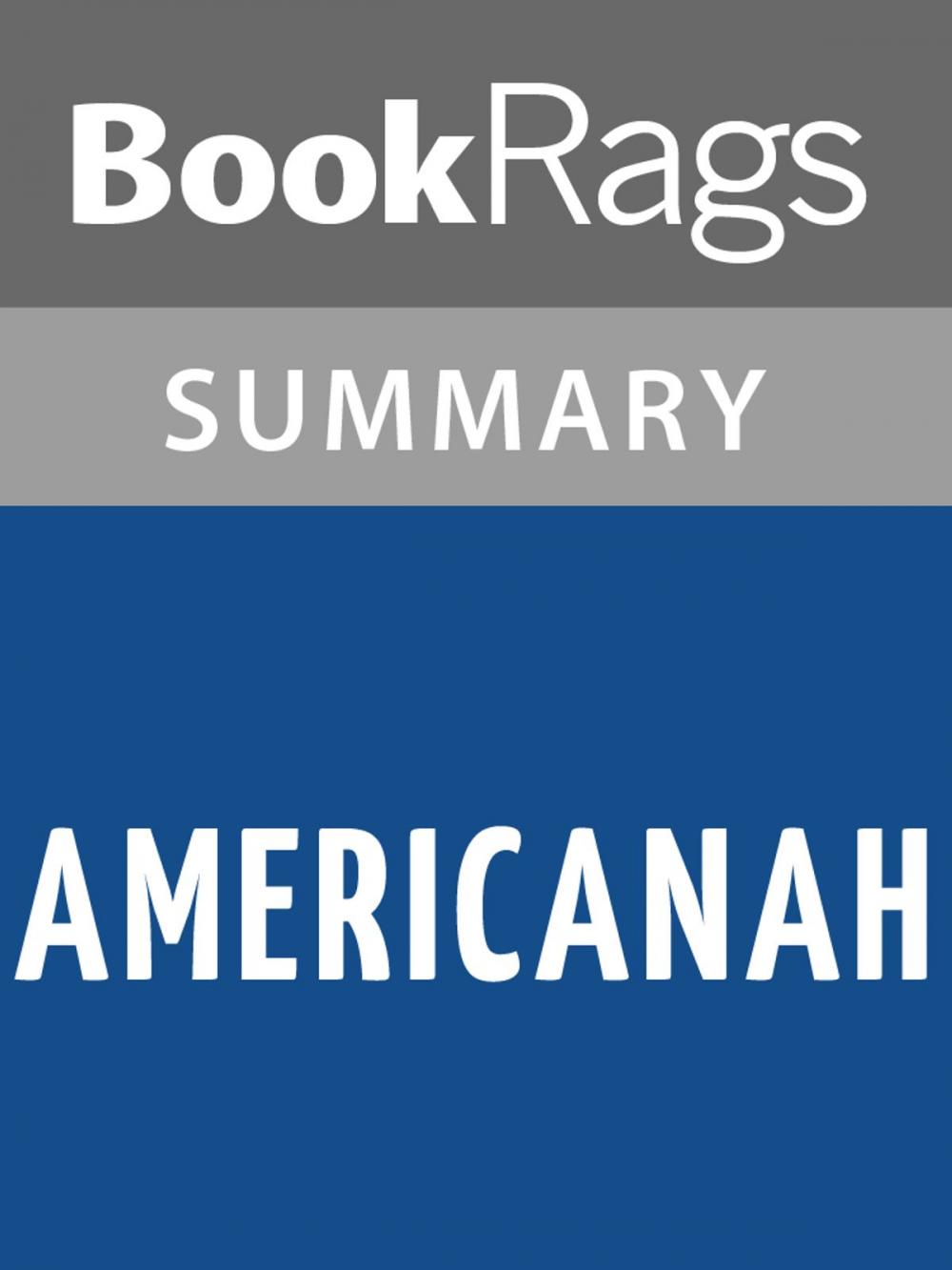 Big bigCover of Americanah by Chimamanda Ngozi Adichie Summary & Study Guide