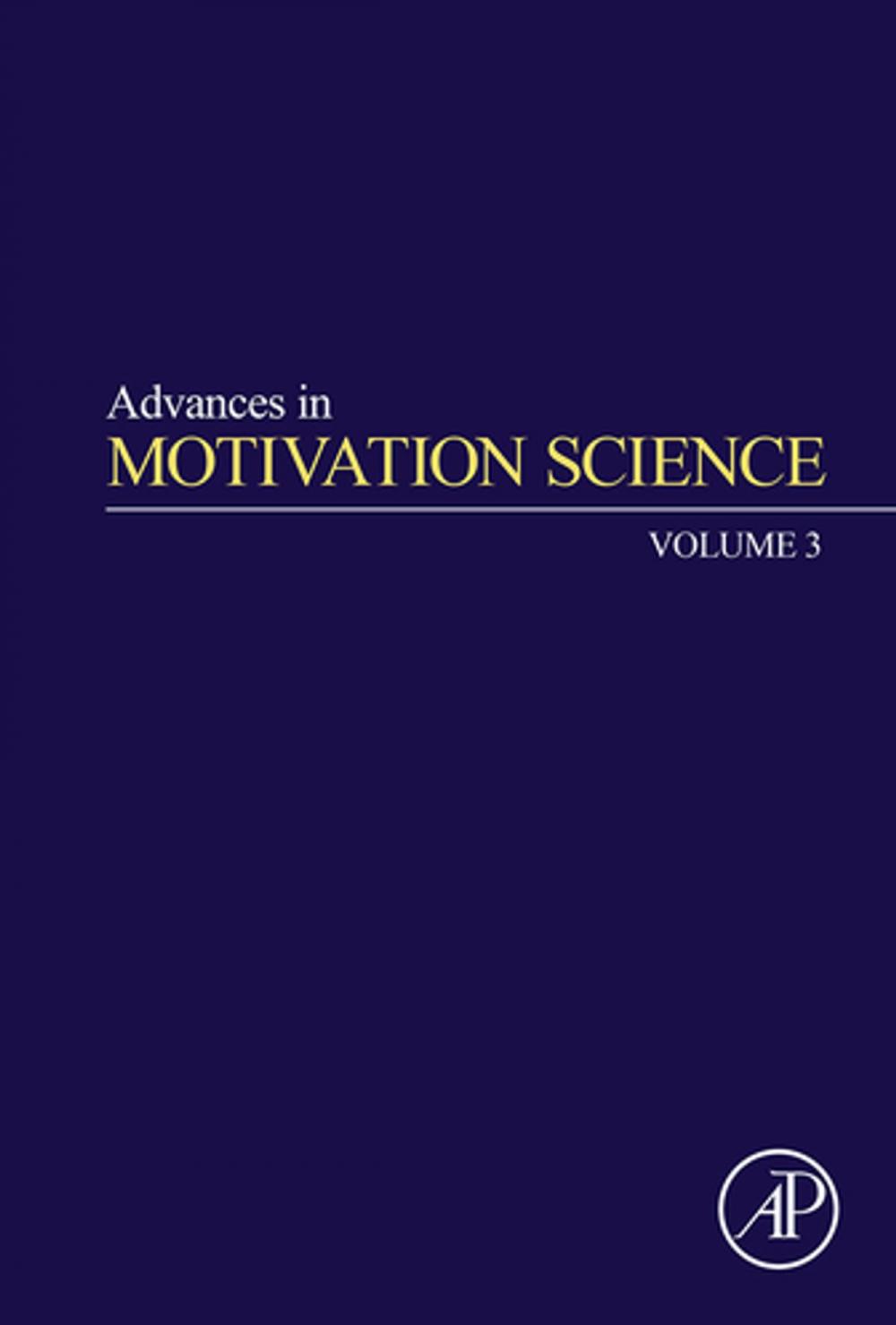 Big bigCover of Advances in Motivation Science