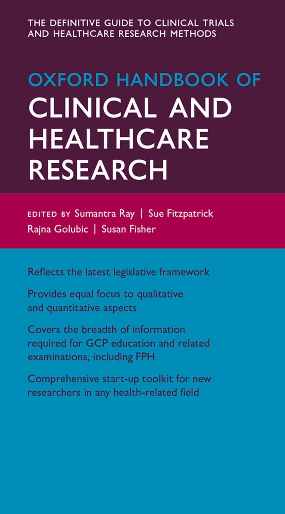 Big bigCover of Oxford Handbook of Clinical and Healthcare Research