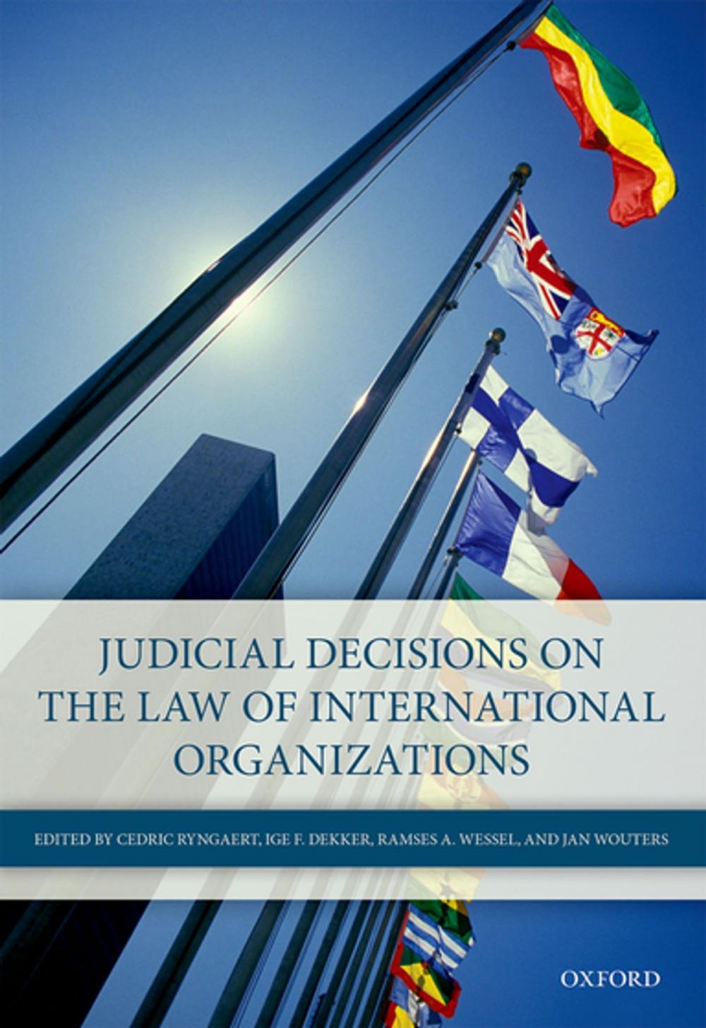 Big bigCover of Judicial Decisions on the Law of International Organizations