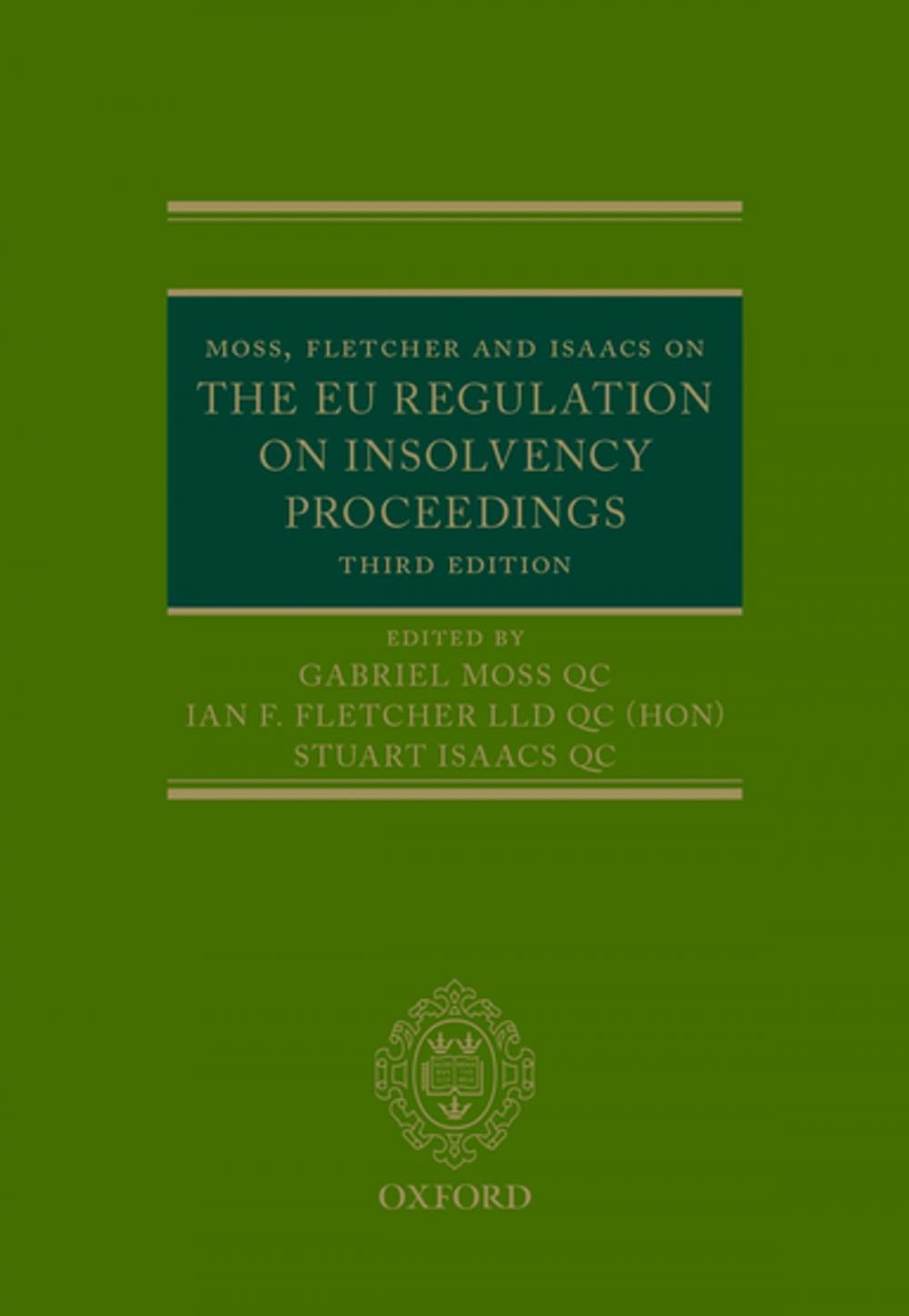 Big bigCover of Moss, Fletcher and Isaacs on the EU Regulation on Insolvency Proceedings