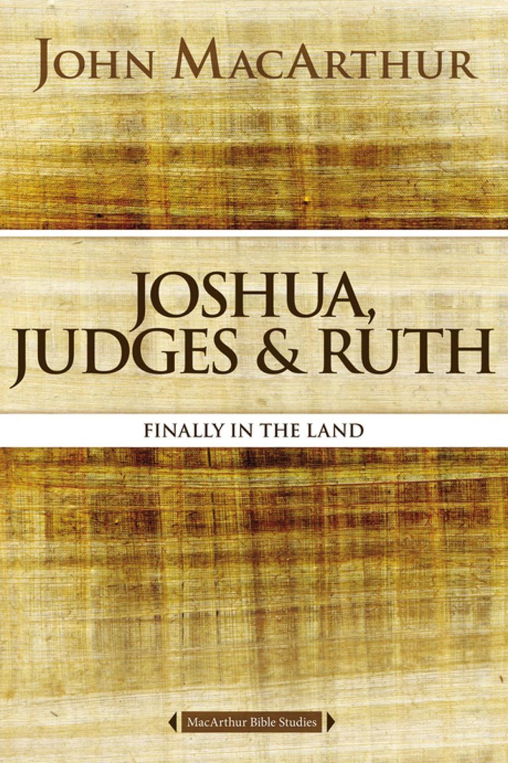 Big bigCover of Joshua, Judges, and Ruth