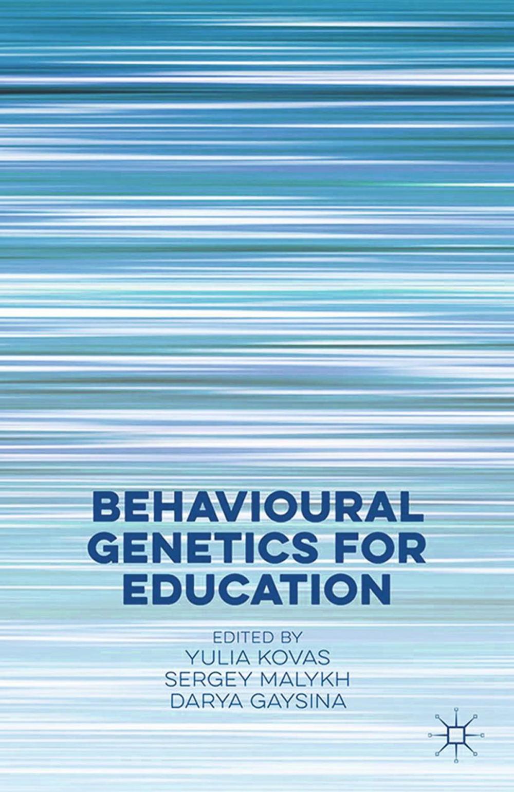 Big bigCover of Behavioural Genetics for Education