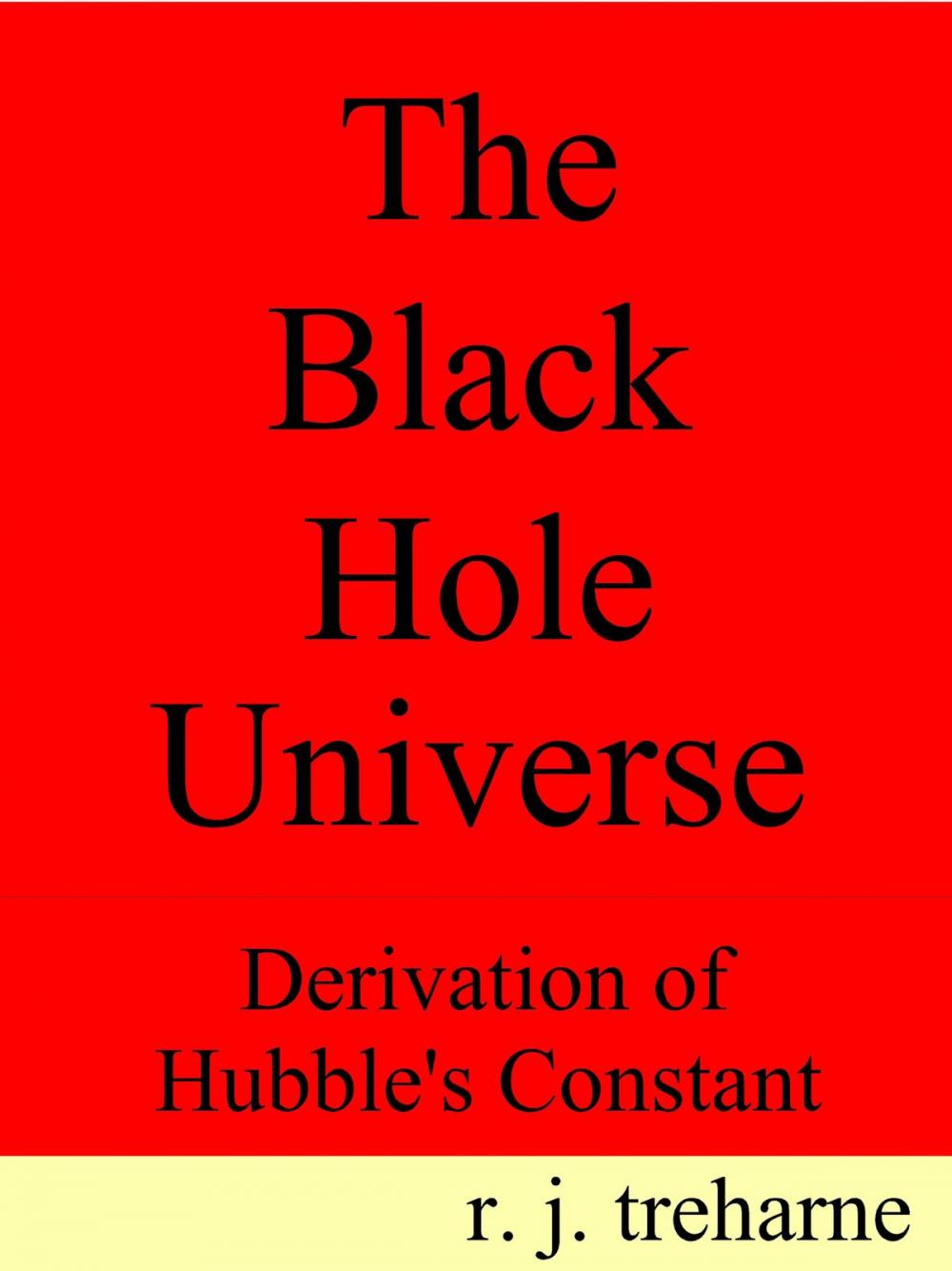 Big bigCover of The Black Hole Universe