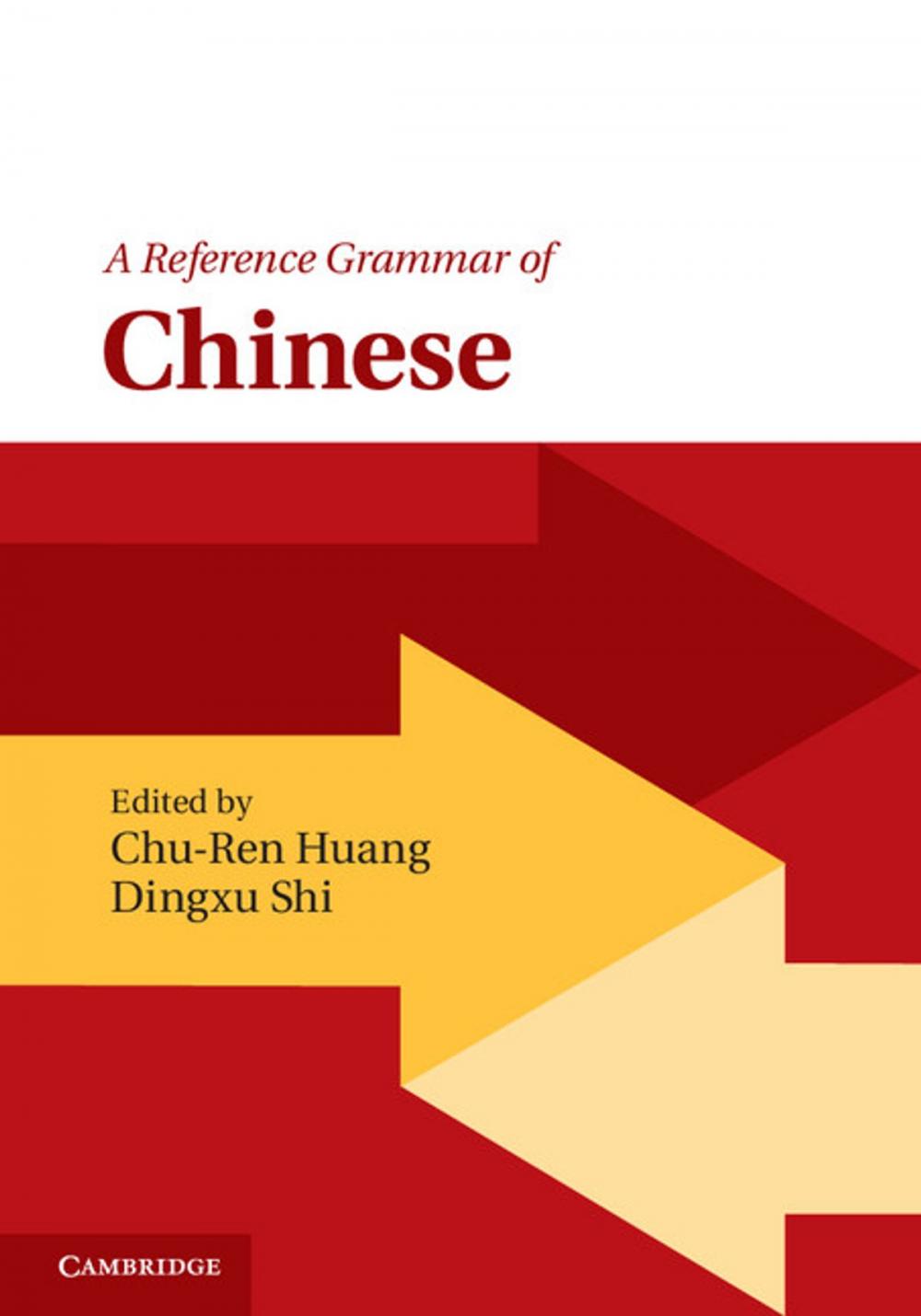 Big bigCover of A Reference Grammar of Chinese